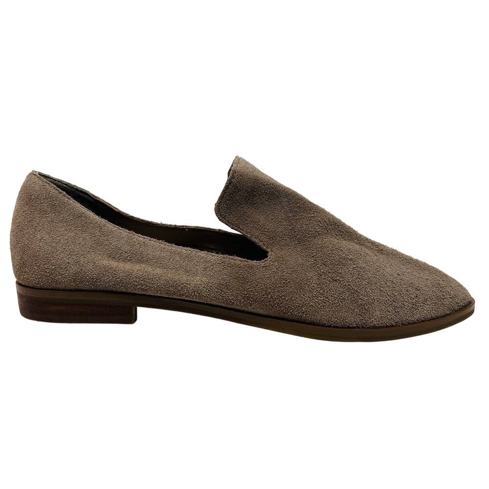 Crown Vintage Rounded Toe Soft Suede Flats Slip On Boho Boston Style - 9.5